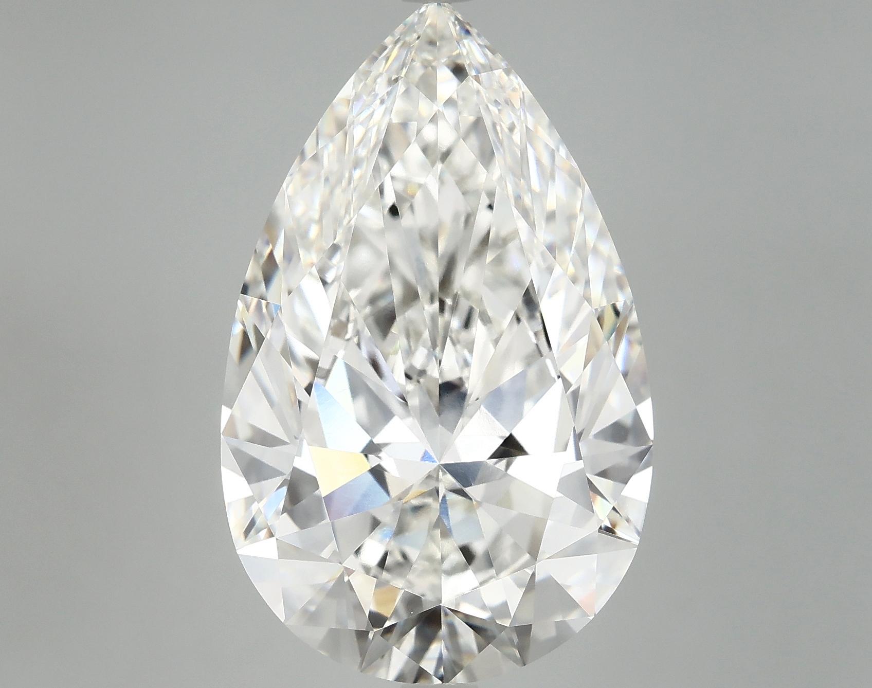 10.87 Carat Pear Shaped Ideal Cut VVS2 IGI Certified Lab Grown Diamond