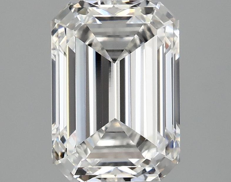 2.62 Carat Emerald Shaped Ideal Cut VVS2 IGI Certified Lab Grown Diamond