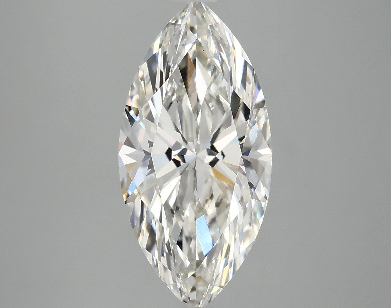 3.08 Carat Marquise Shaped Excellent Cut VS1 IGI Certified Lab Grown Diamond