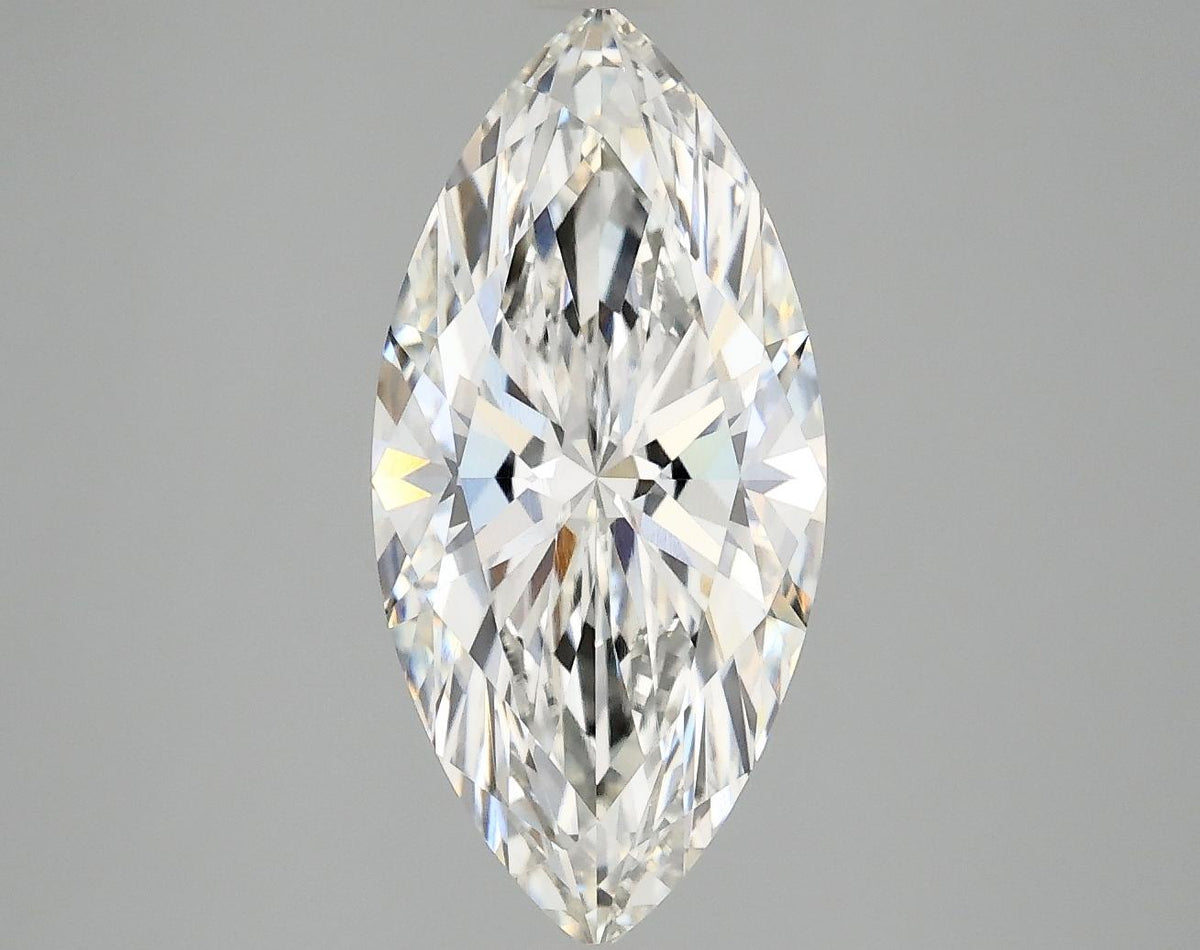 2.79 Carat Marquise Shaped Excellent Cut VVS2 IGI Certified Lab Grown Diamond