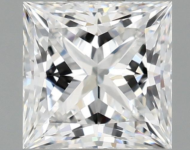 0.98 Carat Princess Shaped Ideal Cut VVS2 IGI Certified Lab Grown Diamond