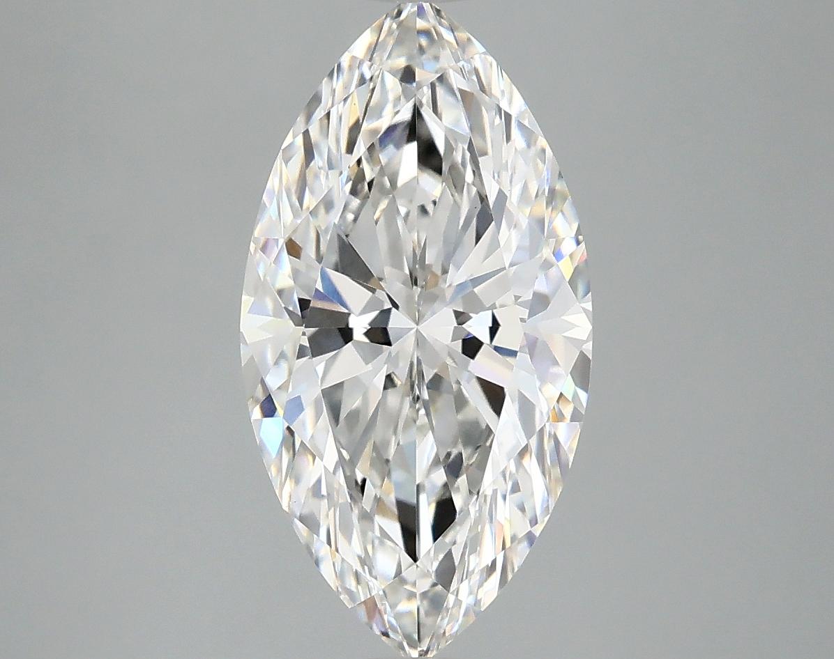 3.02 Carat Marquise Shaped Ideal Cut VVS2 IGI Certified Lab Grown Diamond