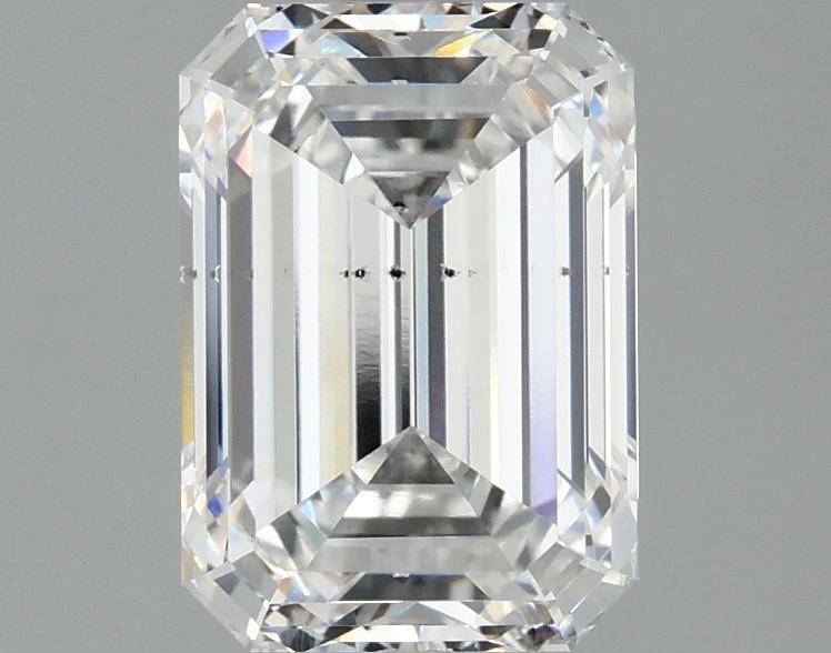 2.19 Carat Emerald Shaped Ideal Cut SI1 IGI Certified Lab Grown Diamond