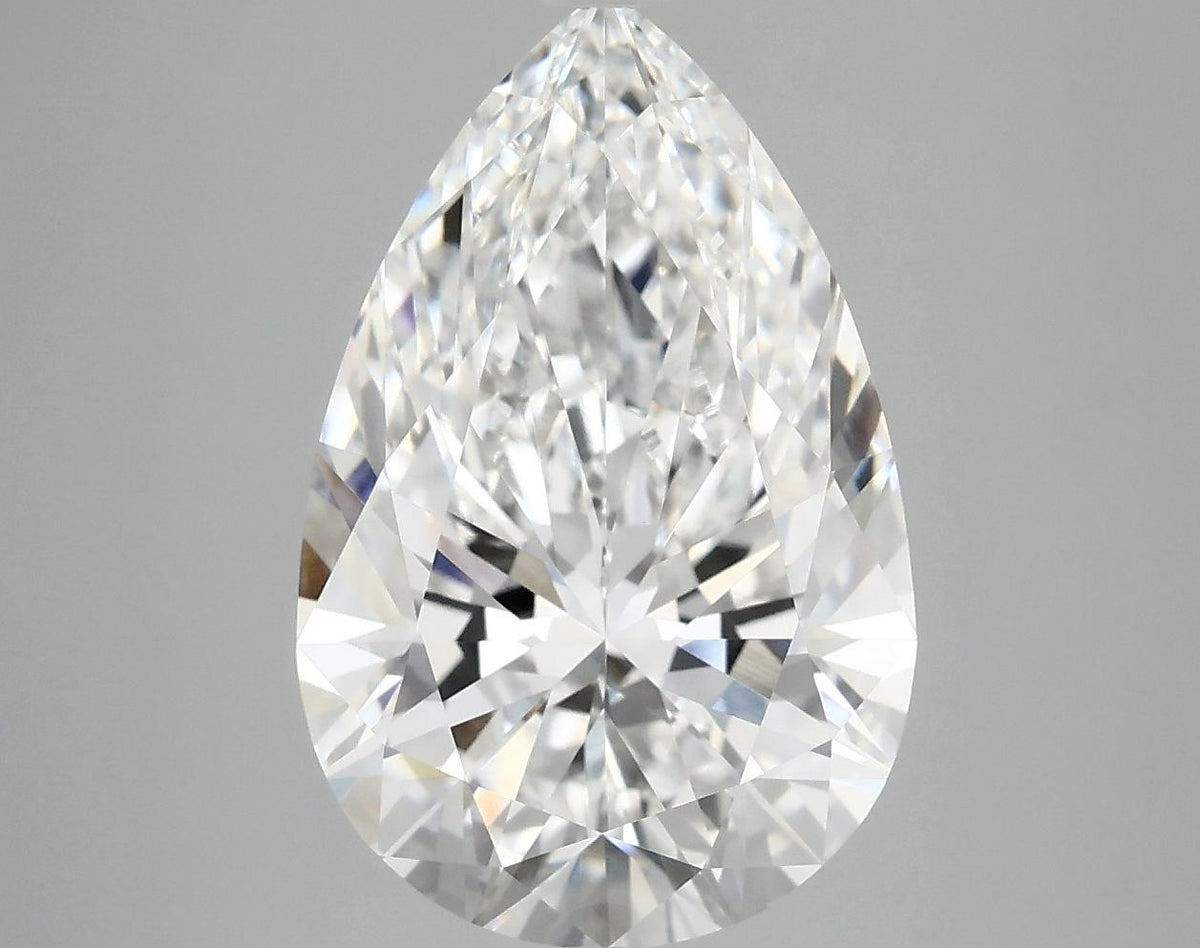 5.09 Carat Pear Shaped Ideal Cut VVS2 IGI Certified Lab Grown Diamond