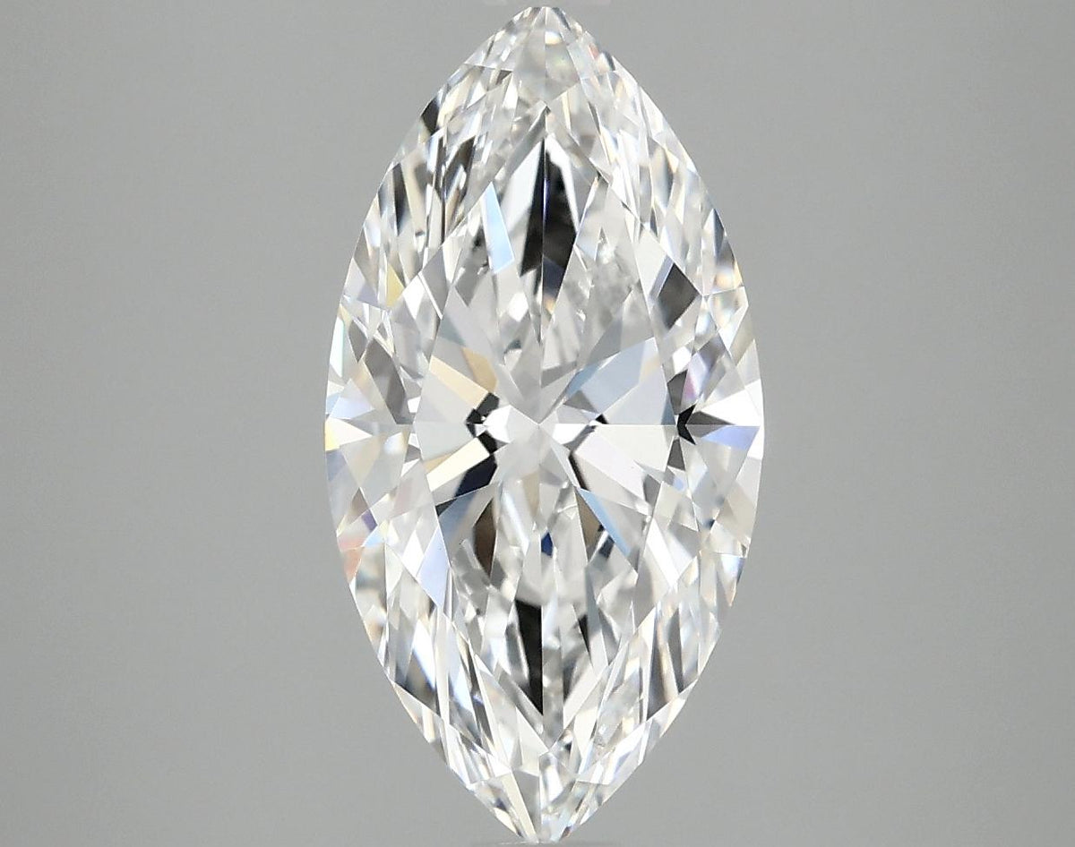 3.0 Carat Marquise Shaped Ideal Cut VVS2 IGI Certified Lab Grown Diamond
