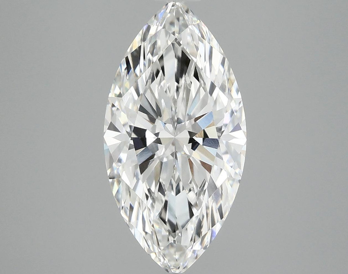 3.03 Carat Marquise Shaped Ideal Cut VVS2 IGI Certified Lab Grown Diamond