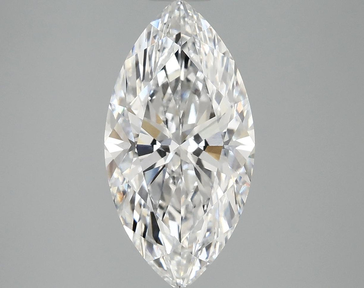 3.07 Carat Marquise Shaped Ideal Cut VVS2 IGI Certified Lab Grown Diamond