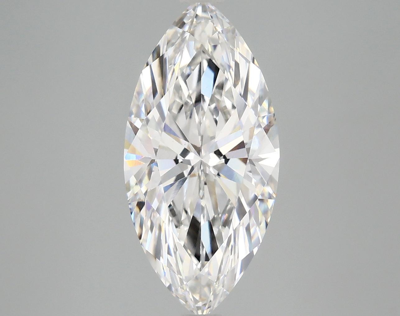 3.09 Carat Marquise Shaped Excellent Cut VS1 IGI Certified Lab Grown Diamond