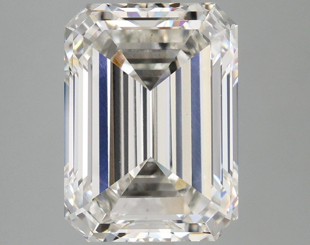 5.02 Carat Emerald Shaped Excellent Cut SI1 IGI Certified Lab Grown Diamond