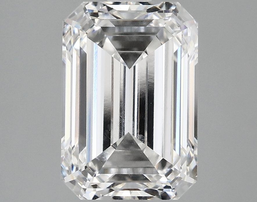 3.04 Carat Emerald Shaped Ideal Cut VVS2 IGI Certified Lab Grown Diamond