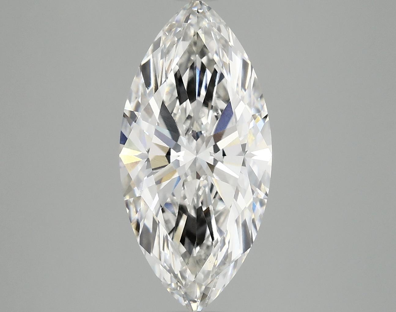 3.08 Carat Marquise Shaped Excellent Cut VS1 IGI Certified Lab Grown Diamond