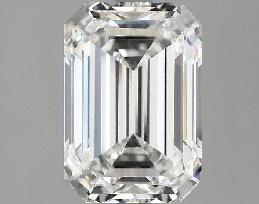 3.04 Carat Emerald Shaped Ideal Cut VVS2 IGI Certified Lab Grown Diamond