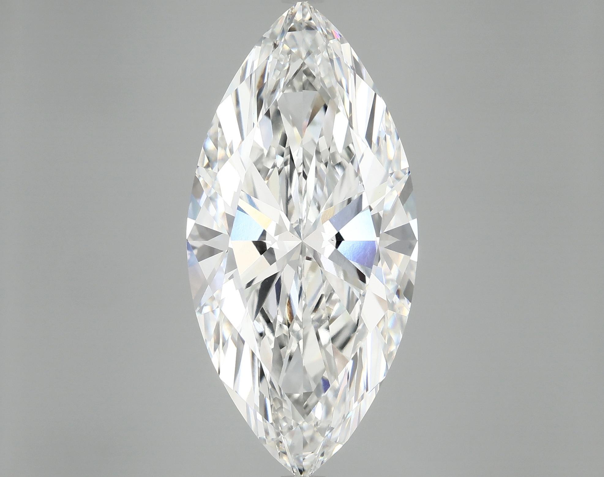 10.08 Carat Marquise Shaped Excellent Cut VVS2 IGI Certified Lab Grown Diamond