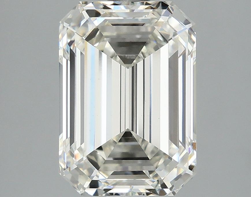 3.08 Carat Emerald Shaped Ideal Cut VVS2 IGI Certified Lab Grown Diamond