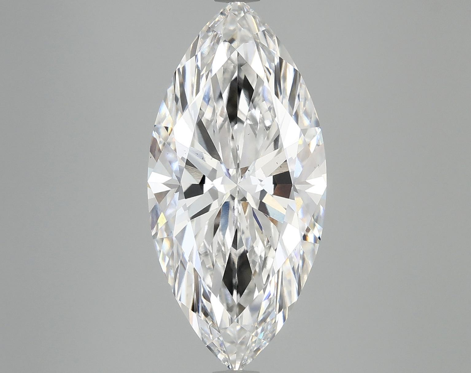 5.01 Carat Marquise Shaped Excellent Cut VS2 GSI Certified Lab Grown Diamond
