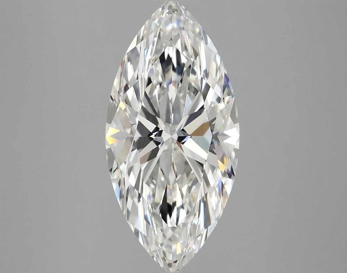 3.08 Carat Marquise Shaped Excellent Cut VVS2 IGI Certified Lab Grown Diamond