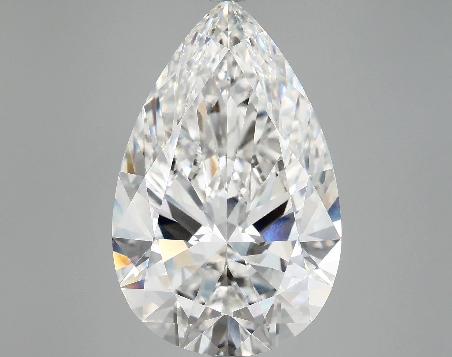 10.36 Carat Pear Shaped Ideal Cut VVS2 IGI Certified Lab Grown Diamond