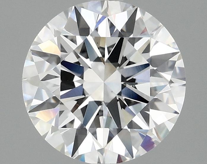 2.07 Carat Round Shaped Ideal Cut VVS2 IGI Certified Lab Grown Diamond