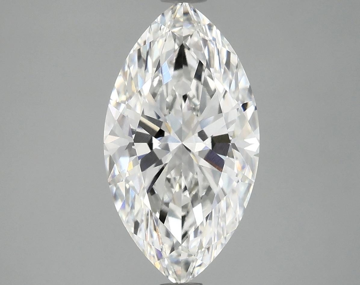3.06 Carat Marquise Shaped Excellent Cut VVS2 IGI Certified Lab Grown Diamond