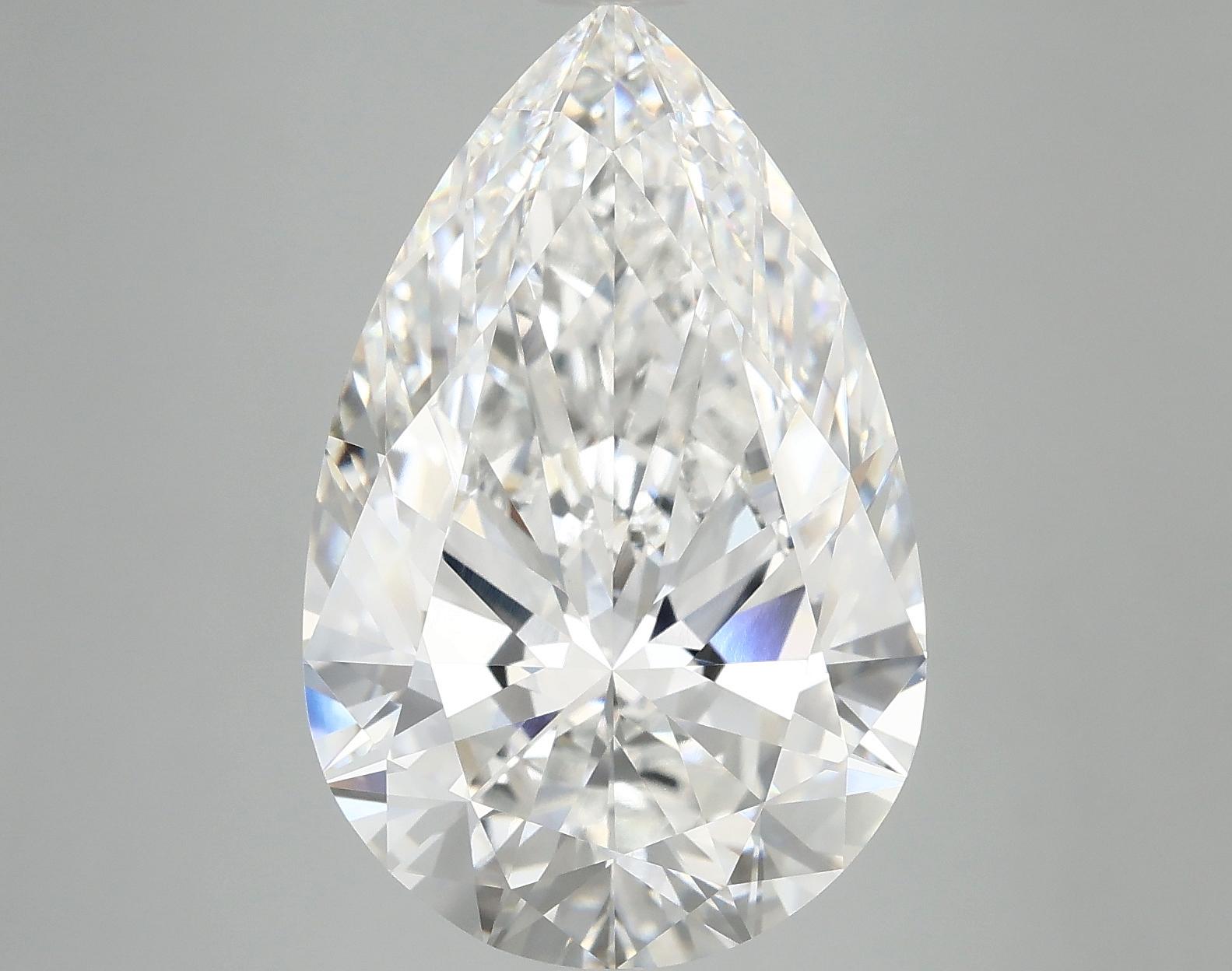9.48 Carat Pear Shaped Ideal Cut VVS2 IGI Certified Lab Grown Diamond