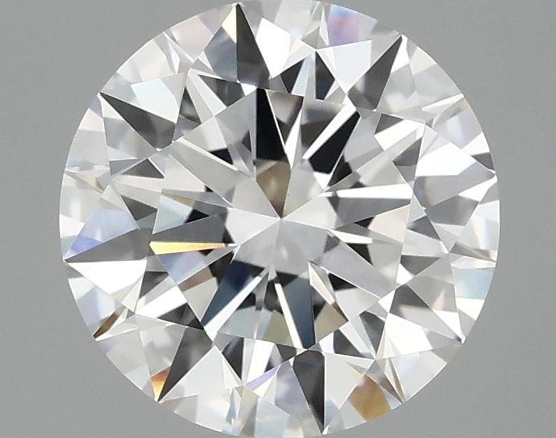 3.07 Carat Round Shaped Excellent Cut VVS2 IGI Certified Lab Grown Diamond