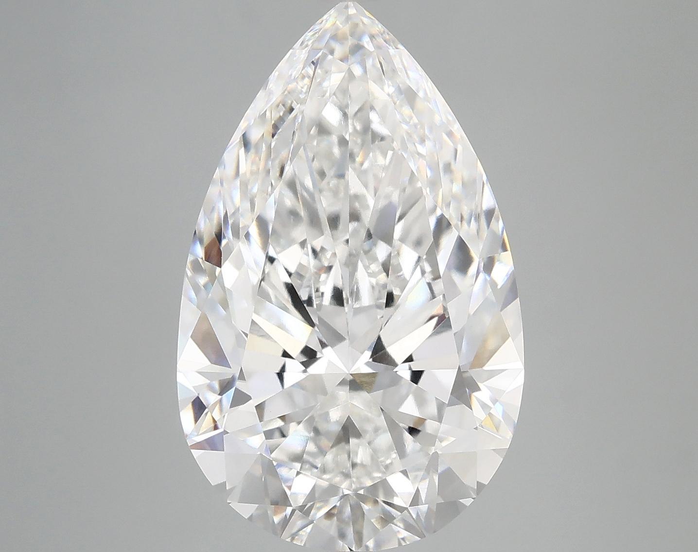 6.99 Carat Pear Shaped Ideal Cut VVS2 IGI Certified Lab Grown Diamond