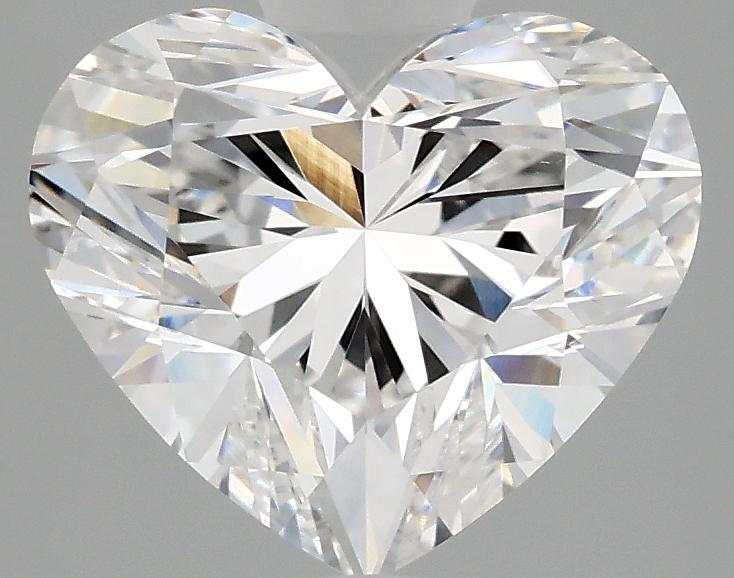 3.09 Carat Heart Shaped Excellent Cut VVS2 IGI Certified Lab Grown Diamond