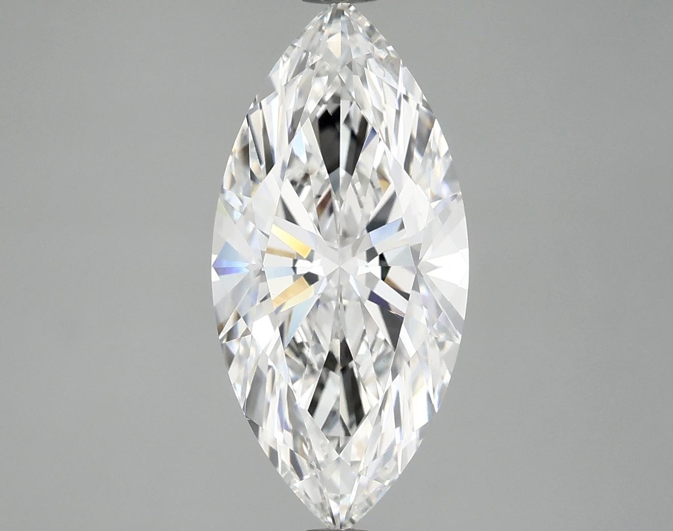 3.08 Carat Marquise Shaped Excellent Cut VS1 IGI Certified Lab Grown Diamond