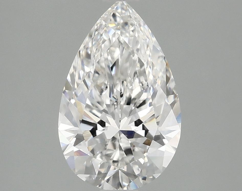 2.03 Carat Pear Shaped Ideal Cut VVS2 IGI Certified Lab Grown Diamond