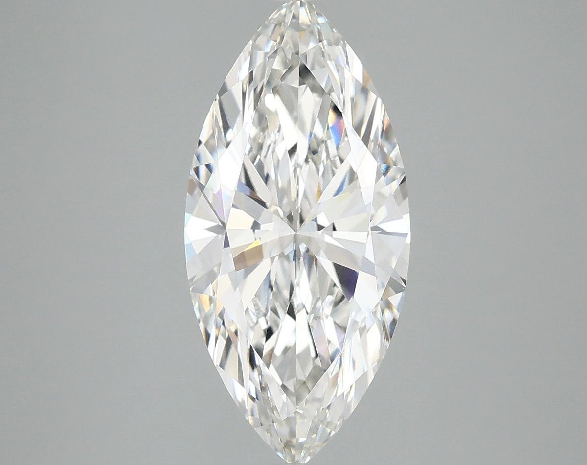 3.02 Carat Marquise Shaped Excellent Cut VVS2 IGI Certified Lab Grown Diamond