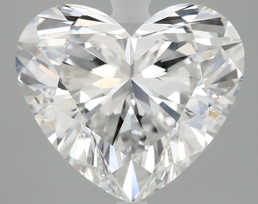 2.98 Carat Heart Shaped Ideal Cut VS1 IGI Certified Lab Grown Diamond