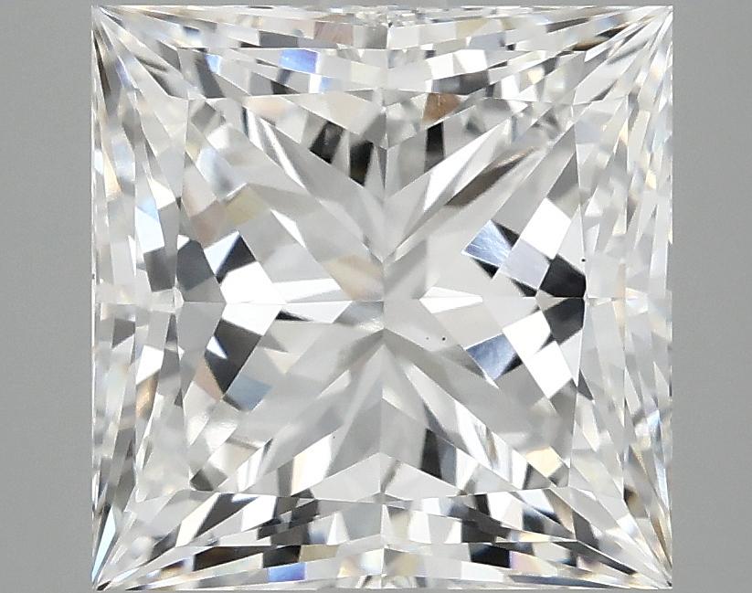 5.05 Carat Princess Shaped Ideal Cut VVS2 IGI Certified Lab Grown Diamond