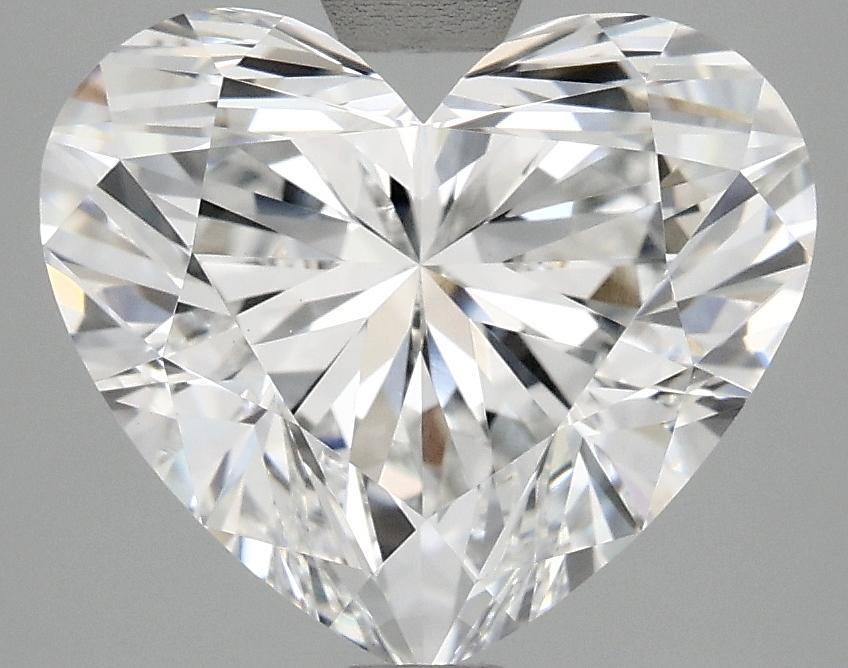4.09 Carat Heart Shaped Ideal Cut VVS2 IGI Certified Lab Grown Diamond