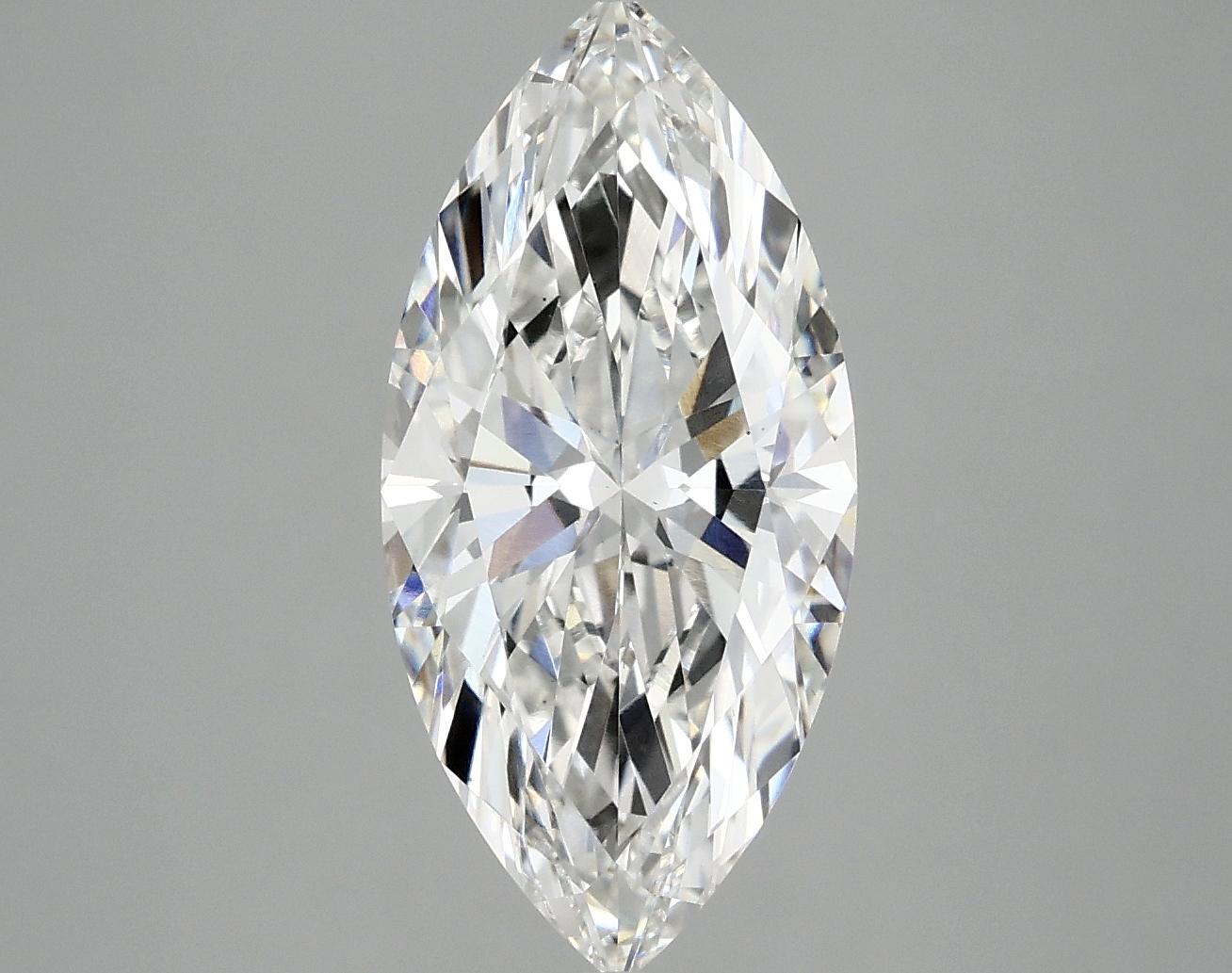 3.03 Carat Marquise Shaped Excellent Cut VS1 IGI Certified Lab Grown Diamond