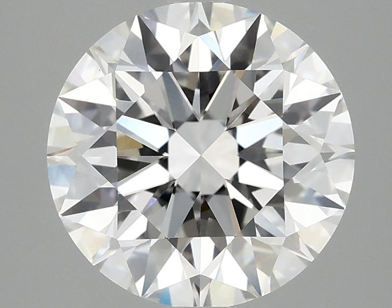 3.08 Carat Round Shaped Ideal Cut VVS2 IGI Certified Lab Grown Diamond