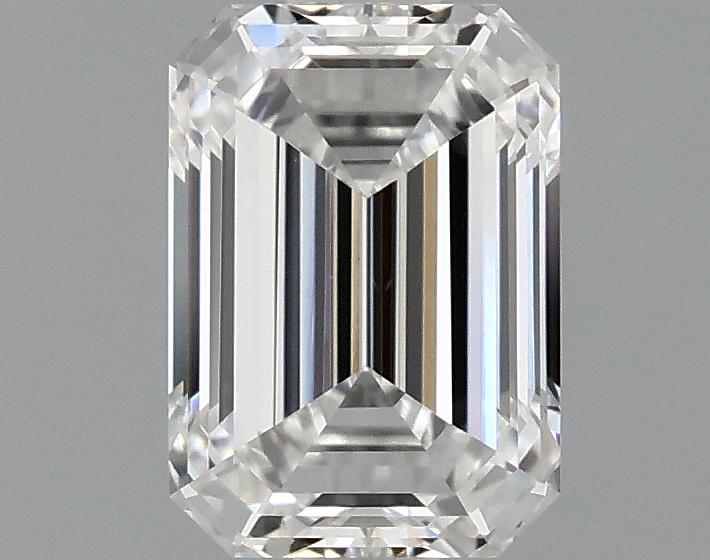 1.08 Carat Emerald Shaped Ideal Cut VVS2 IGI Certified Lab Grown Diamond