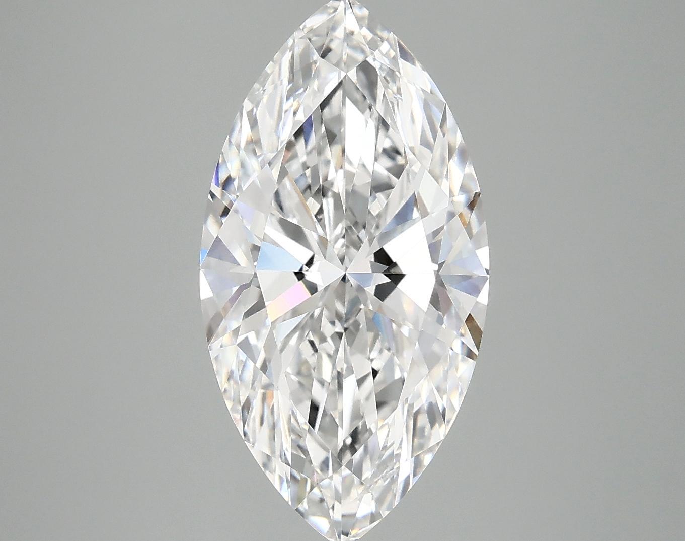 4.01 Carat Marquise Shaped Ideal Cut VVS2 IGI Certified Lab Grown Diamond
