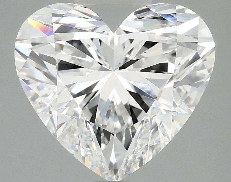 3.06 Carat Heart Shaped Ideal Cut VVS2 IGI Certified Lab Grown Diamond