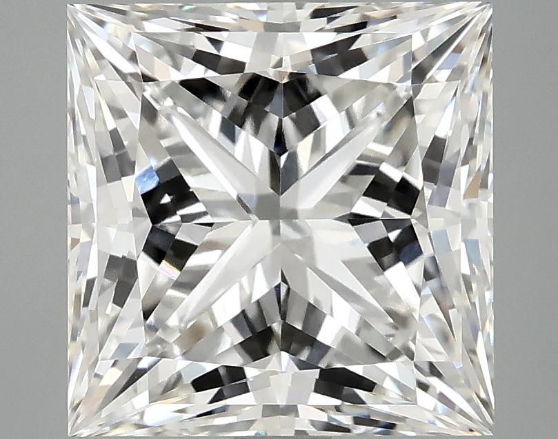5.08 Carat Princess Shaped Ideal Cut VVS2 IGI Certified Lab Grown Diamond