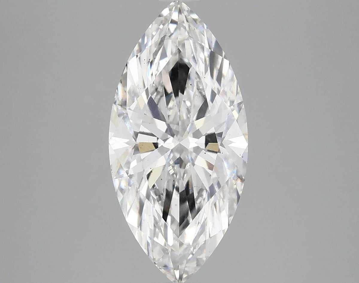 2.57 Carat Marquise Shaped Excellent Cut SI1 IGI Certified Lab Grown Diamond