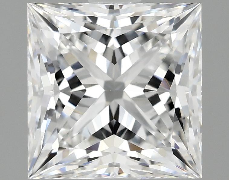 2.08 Carat Princess Shaped Ideal Cut VVS2 IGI Certified Lab Grown Diamond