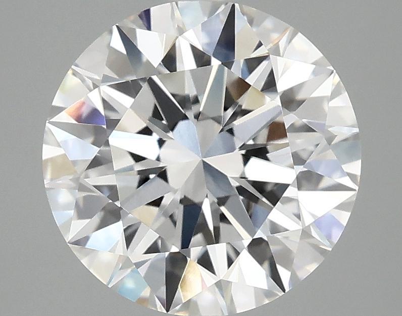 3.09 Carat Round Shaped Excellent Cut VVS2 IGI Certified Lab Grown Diamond