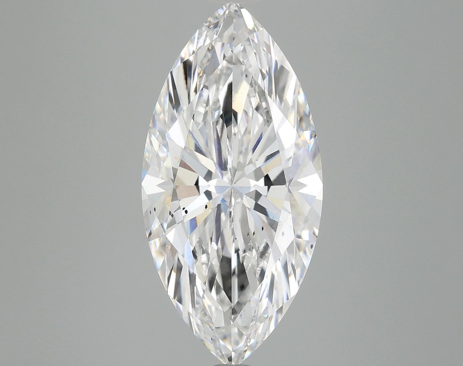 5.08 Carat Marquise Shaped Ideal Cut SI1 IGI Certified Lab Grown Diamond