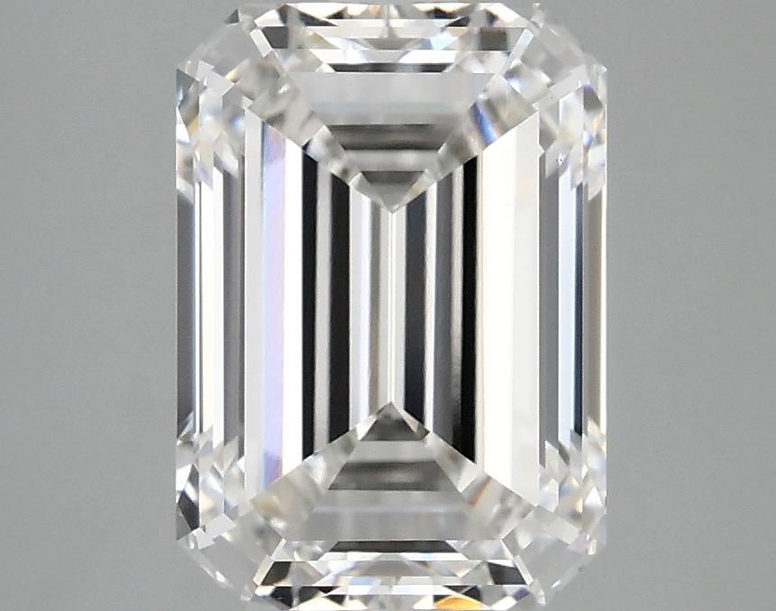 3.1 Carat Emerald Shaped Ideal Cut VVS2 IGI Certified Lab Grown Diamond