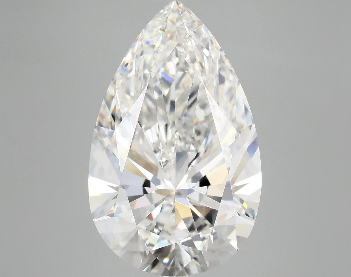 7.01 Carat Pear Shaped Ideal Cut VVS2 IGI Certified Lab Grown Diamond