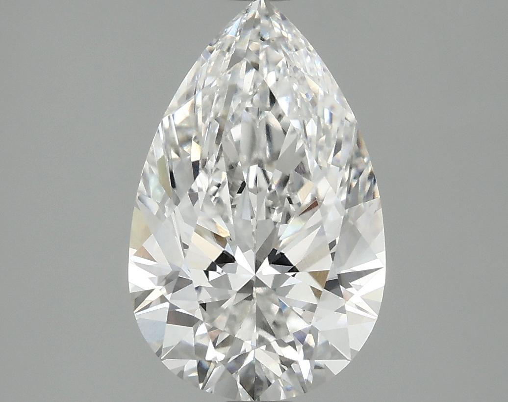 2.08 Carat Pear Shaped Ideal Cut VVS2 IGI Certified Lab Grown Diamond
