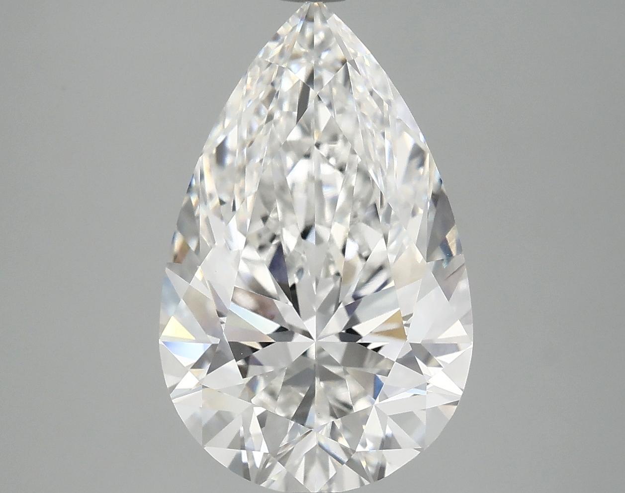 5.0 Carat Pear Shaped Ideal Cut VVS2 IGI Certified Lab Grown Diamond