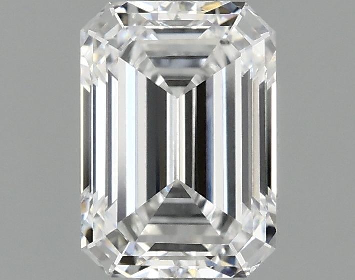 0.97 Carat Emerald Shaped Ideal Cut VVS2 IGI Certified Lab Grown Diamond