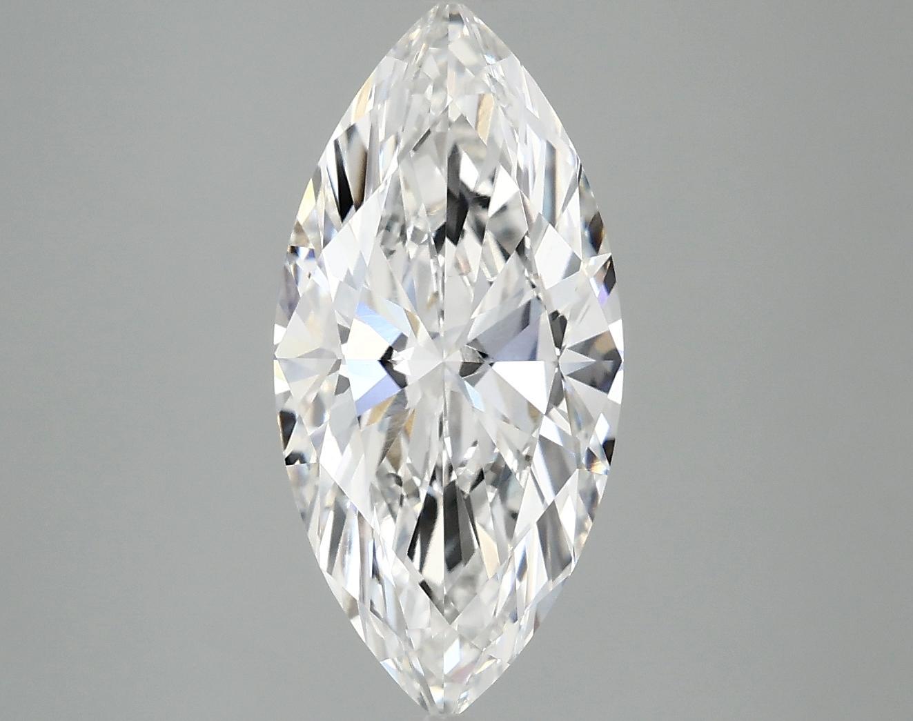 2.98 Carat Marquise Shaped Excellent Cut VS1 IGI Certified Lab Grown Diamond