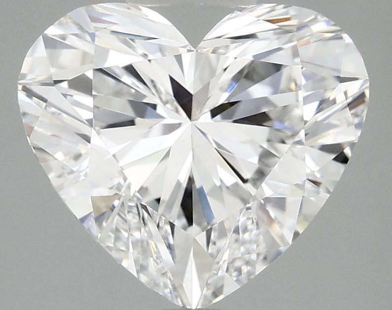 3.09 Carat Heart Shaped Ideal Cut VVS2 IGI Certified Lab Grown Diamond